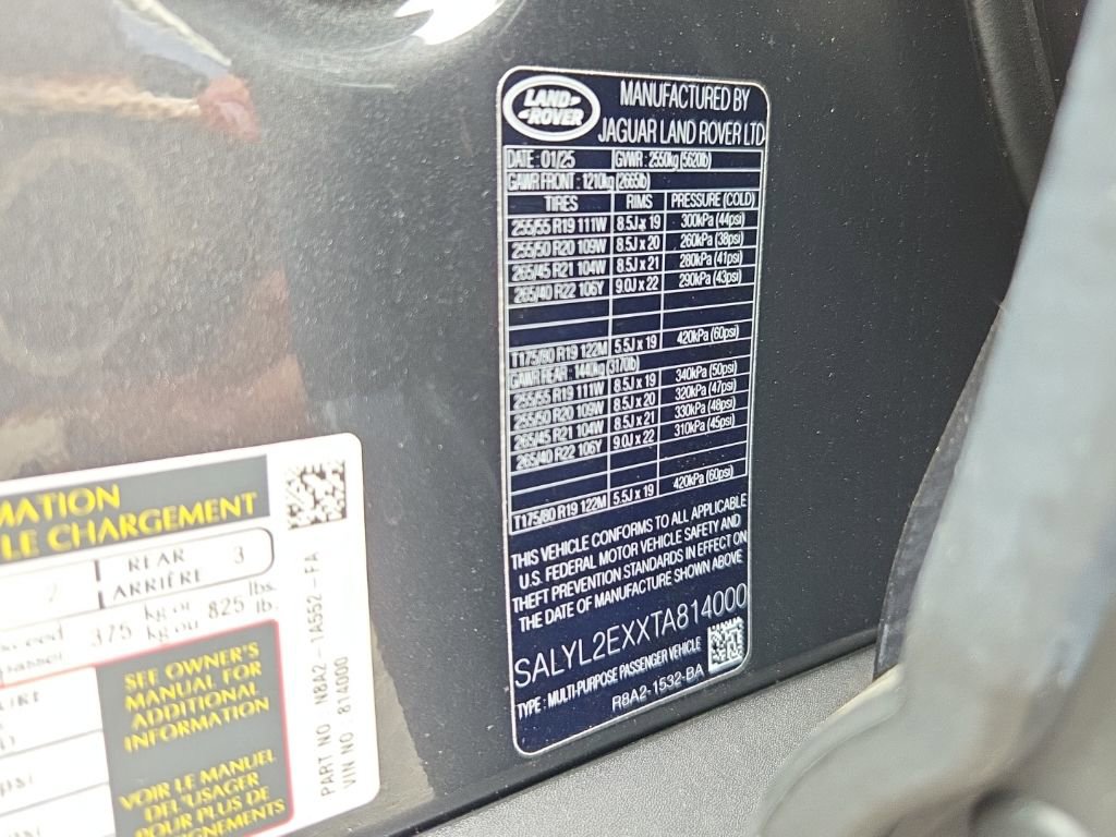 New 2026 Land Rover Range Rover Velar Dynamic SE image 30