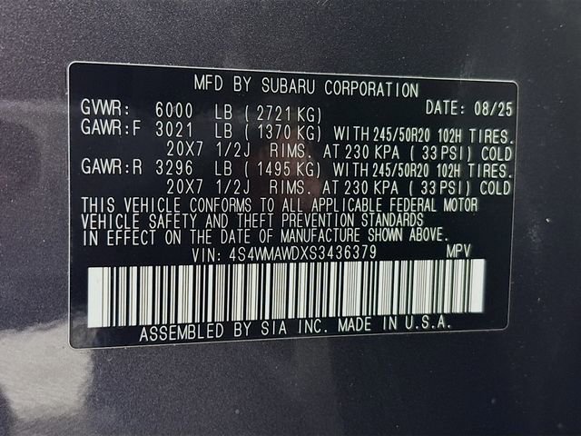 New 2025 Subaru Ascent Bronze Edition image 34