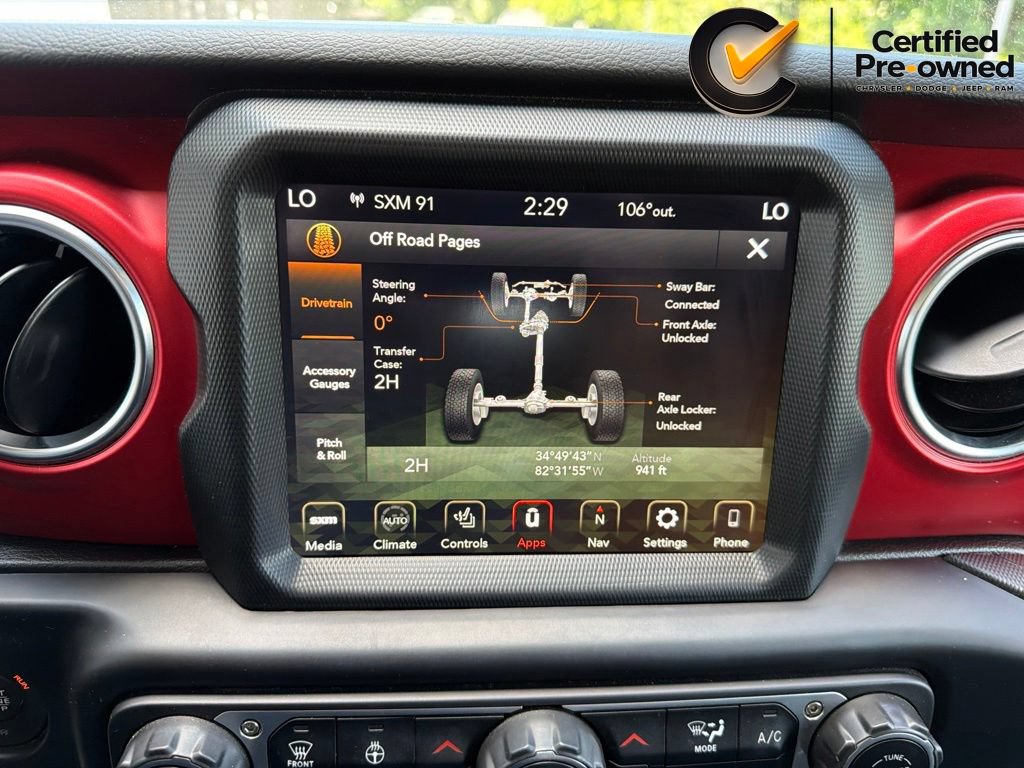 Certified 2022 Jeep Wrangler Unlimited Rubicon w/ Dual Top Group AWD/4WD image 78