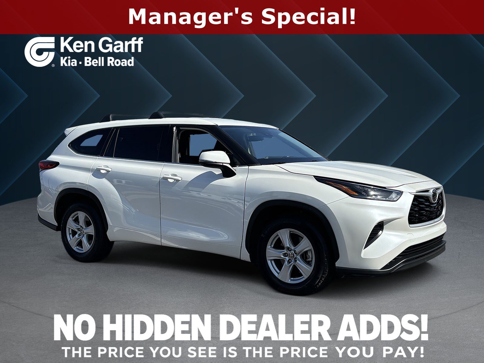 Used 2021 Toyota Highlander L FWD image 1