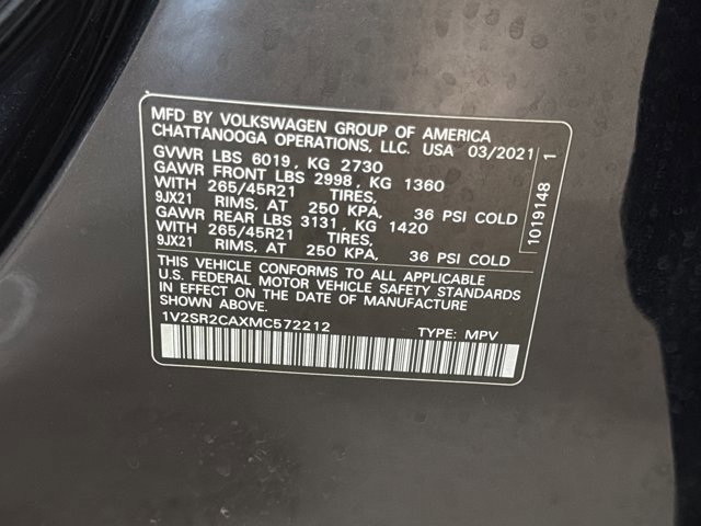 Used 2021 Volkswagen Atlas SEL R-Line image 11