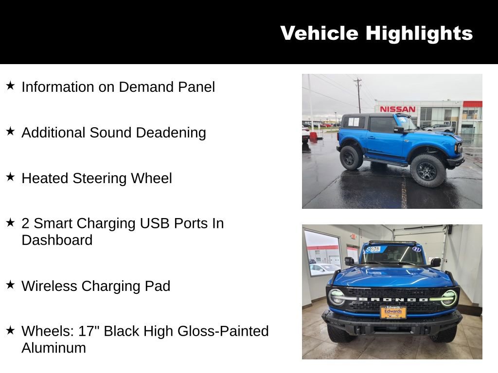 Used 2021 Ford Bronco Wildtrak AWD/4WD image 33