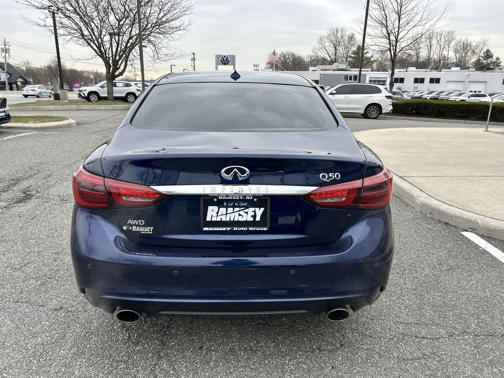 Certified 2022 INFINITI Q50 Luxe w/ Cargo Package image 7