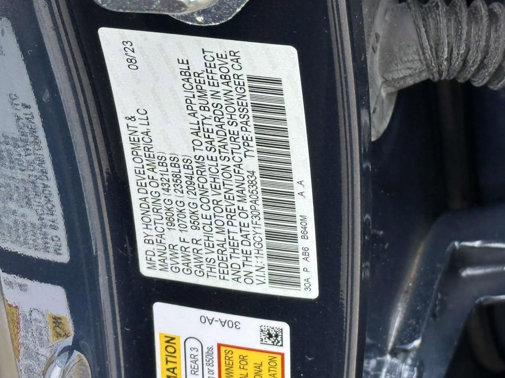 Certified 2023 Honda Accord EX image 16