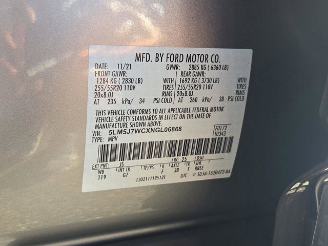 Used 2022 Lincoln Aviator Reserve w/ Elements Package Plus image 39