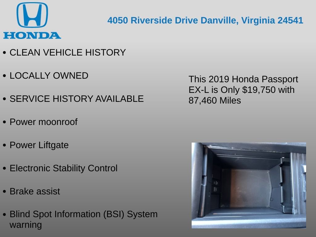 Used 2019 Honda Passport EX-L image 7