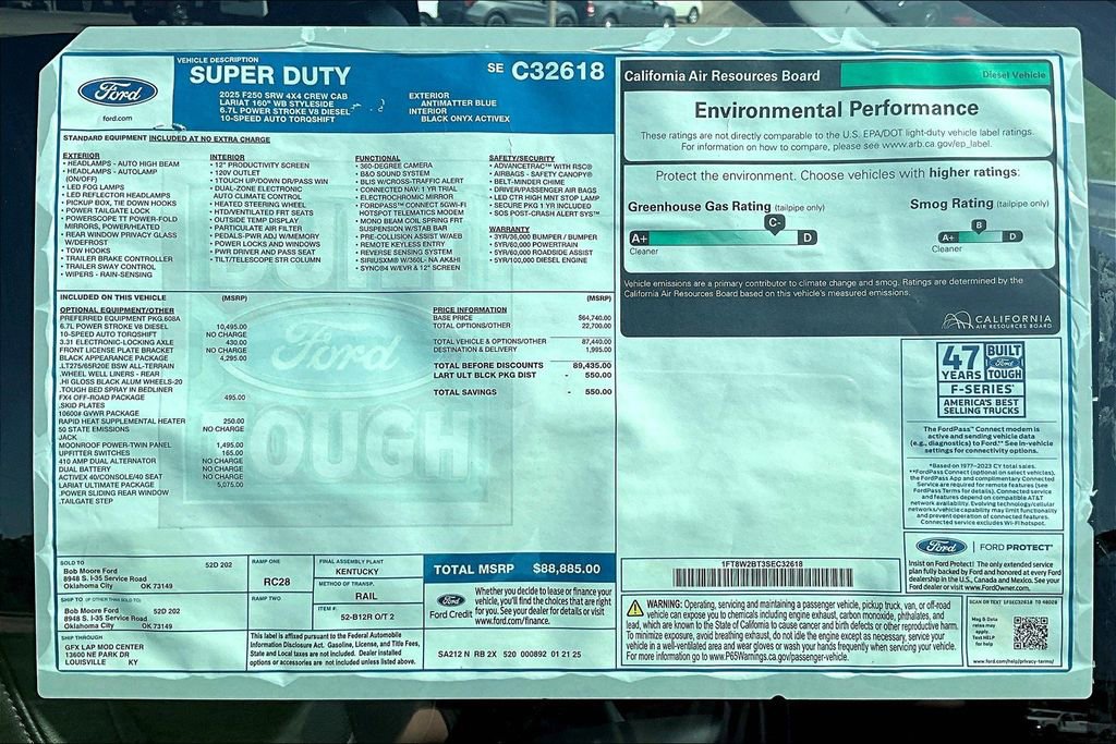 New 2025 Ford F250 Lariat w/ Lariat Ultimate Package image 14