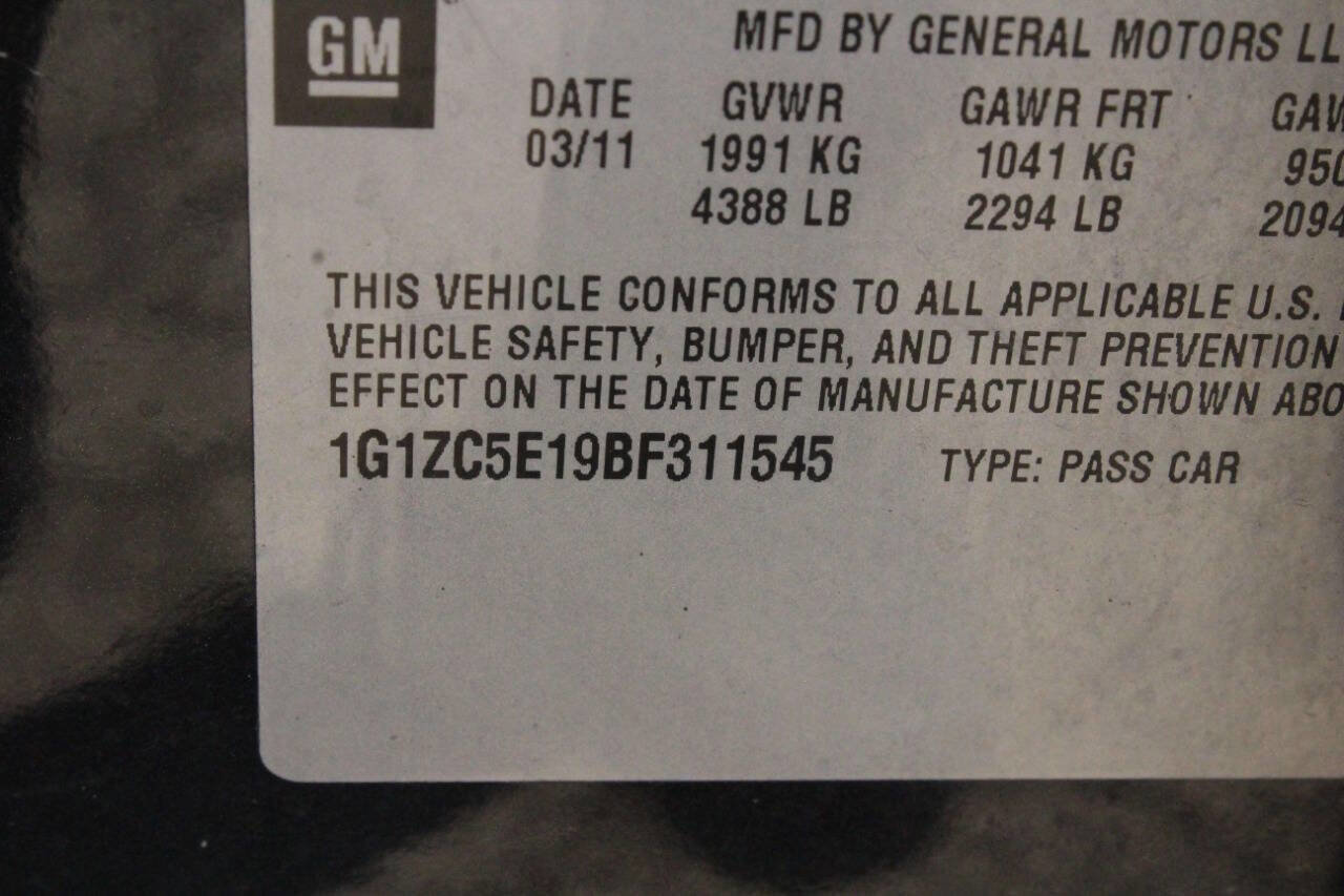 Used 2011 Chevrolet Malibu LT w/ Power Convenience Package FWD image 10