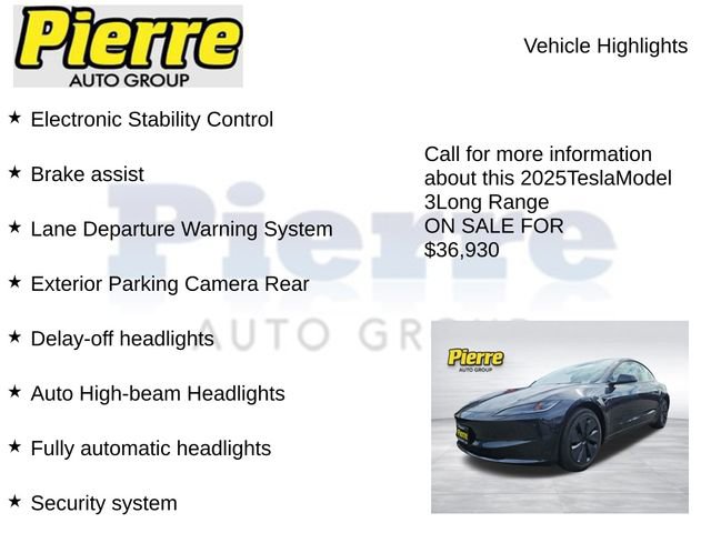 Used 2025 Tesla Model 3 Long Range image 12