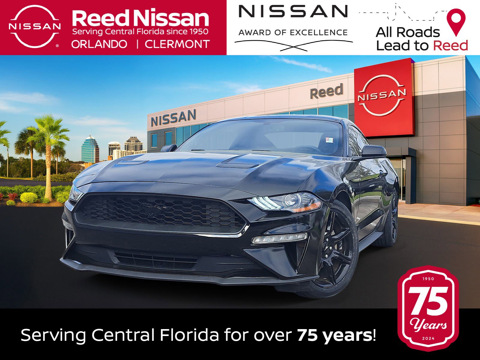 Used 2020 Ford Mustang EcoBoost w/ Equipment Group 101A image 1