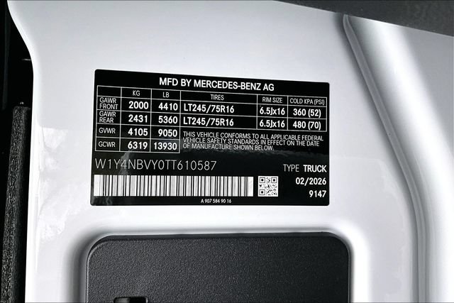 New 2026 Mercedes-Benz Sprinter 2500 image 16