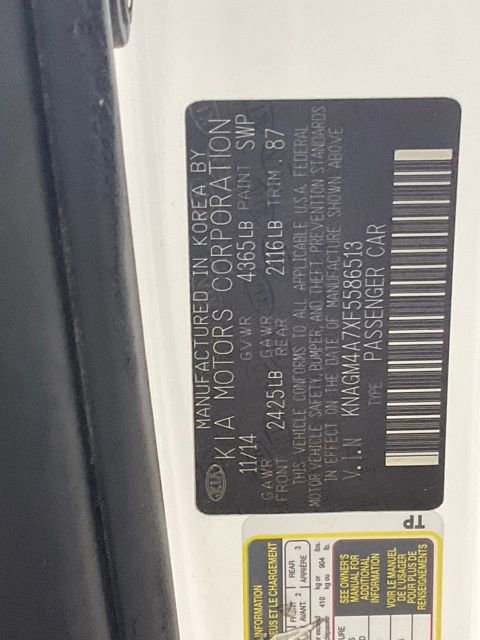 Used 2015 Kia Optima LX image 22