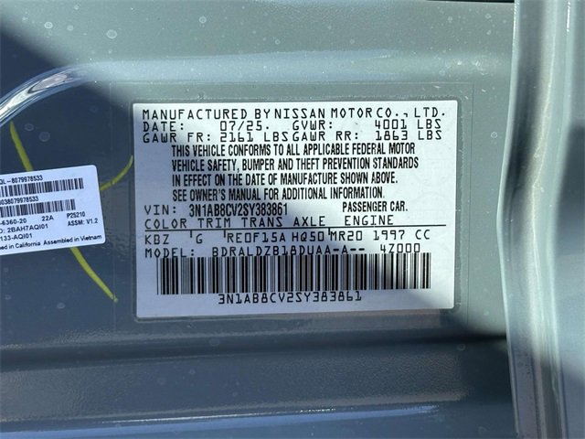 New 2025 Nissan Sentra SV w/ All-Weather Package image 25