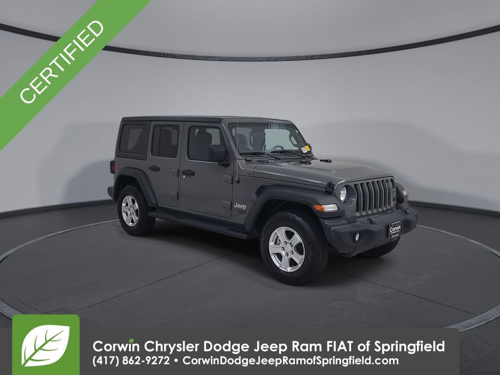Used 2021 Jeep Wrangler Unlimited Sport AWD/4WD image 3
