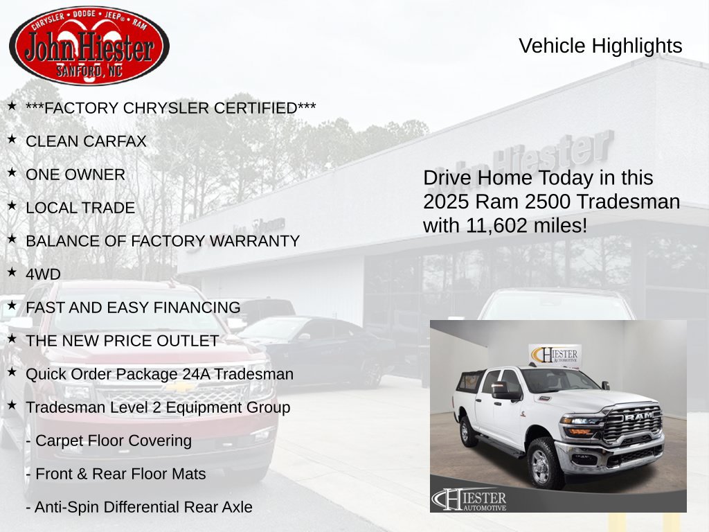Used 2025 RAM 2500 Tradesman AWD/4WD image 6