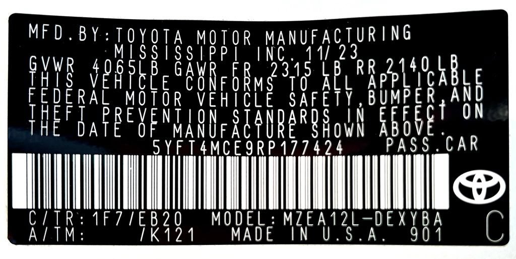Certified 2024 Toyota Corolla XSE FWD image 24
