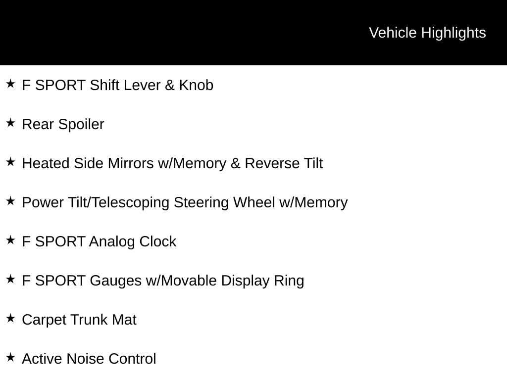 Used 2019 Lexus ES 350 F Sport w/ Accessory Package 2 FWD image 6