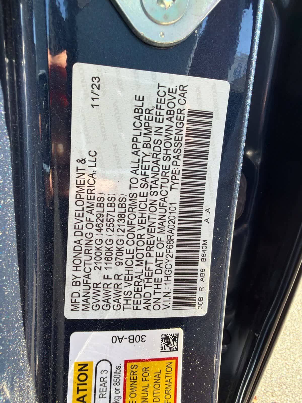 Used 2024 Honda Accord EX-L image 21