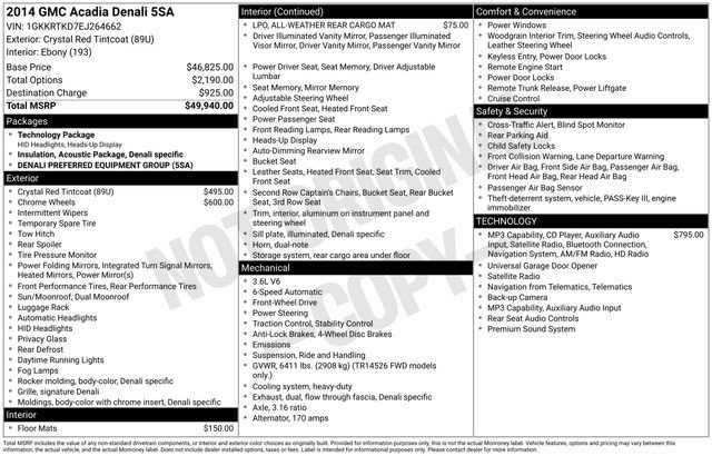 Used 2014 GMC Acadia Denali image 55