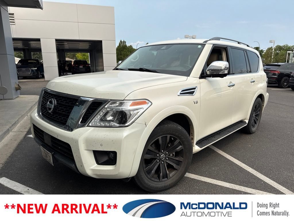 Used 2020 Nissan Armada Platinum w/ Captain's Chairs Package AWD/4WD image 1