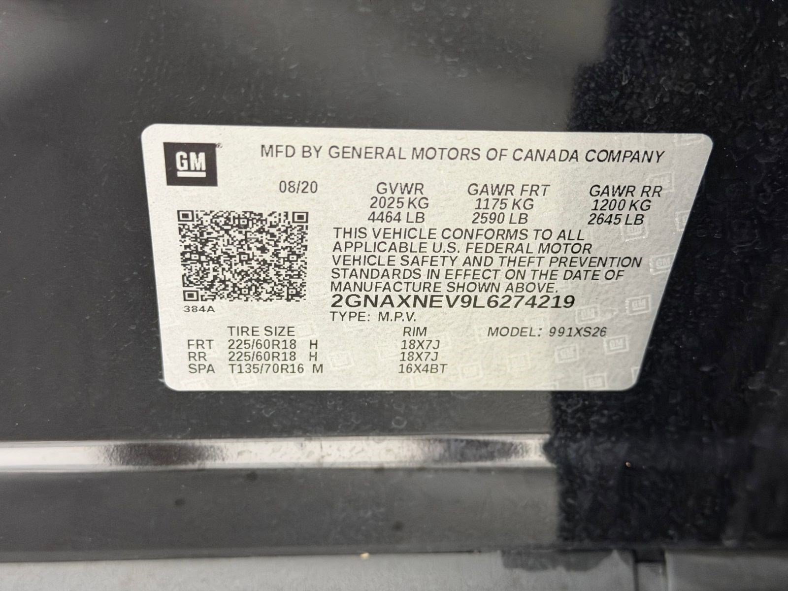 Used 2020 Chevrolet Equinox Premier FWD image 20