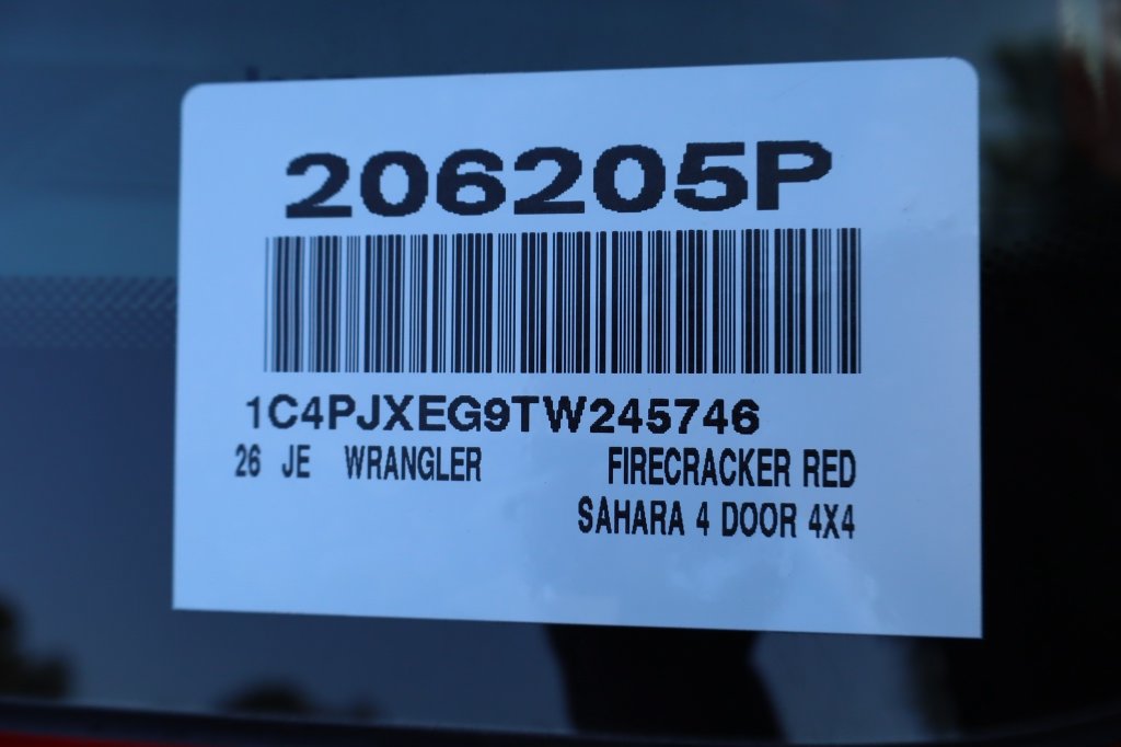 Certified 2026 Jeep Wrangler Unlimited Sahara AWD/4WD image 39