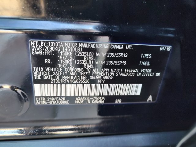 Used 2019 Toyota RAV4 XLE Premium FWD image 33