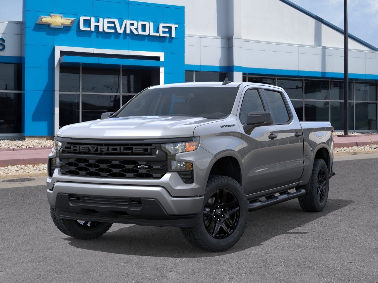 New 2026 Chevrolet Silverado 1500 Custom w/ Turbomax Blackout Package AWD/4WD image 40