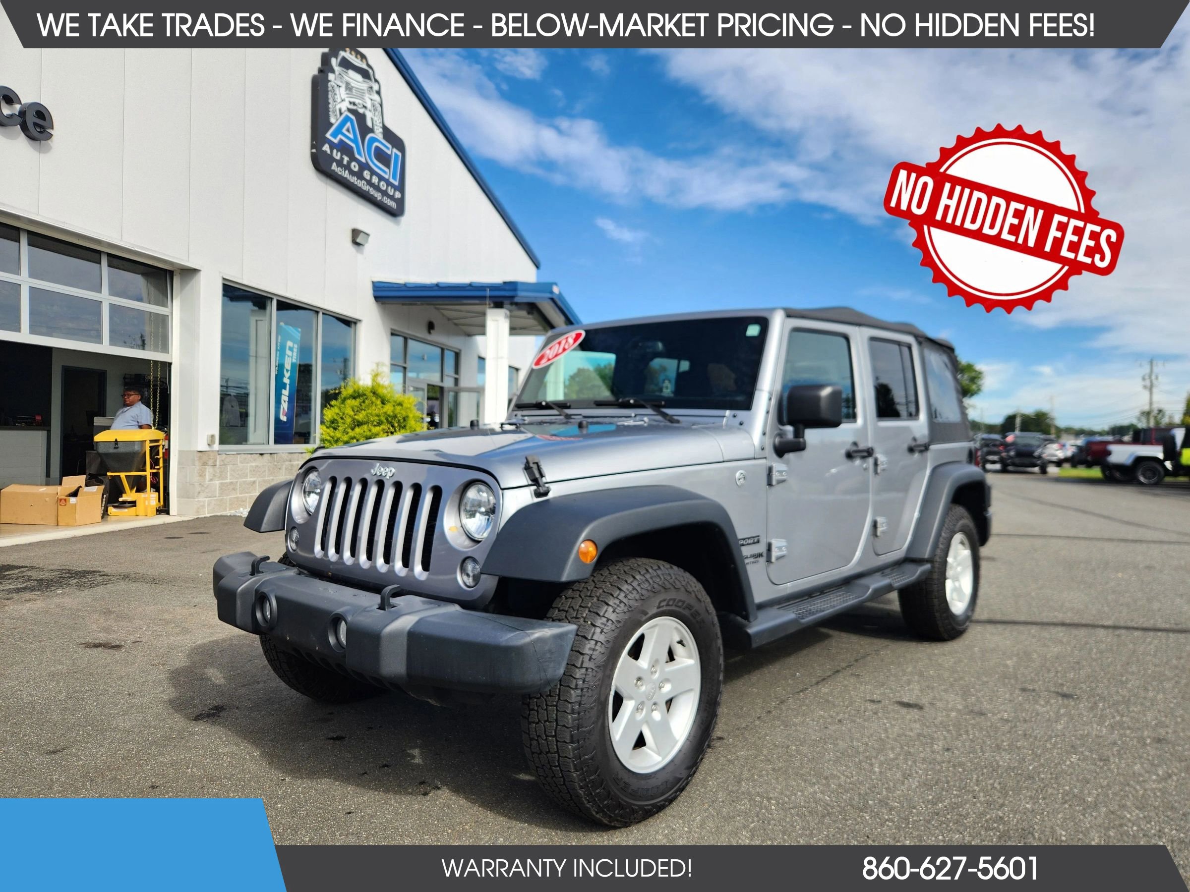 Used 2018 Jeep Wrangler Unlimited Sport S image 1