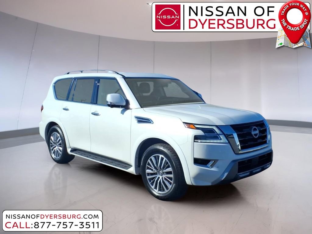 Used 2023 Nissan Armada SL w/ Captain's Chairs Package image 1