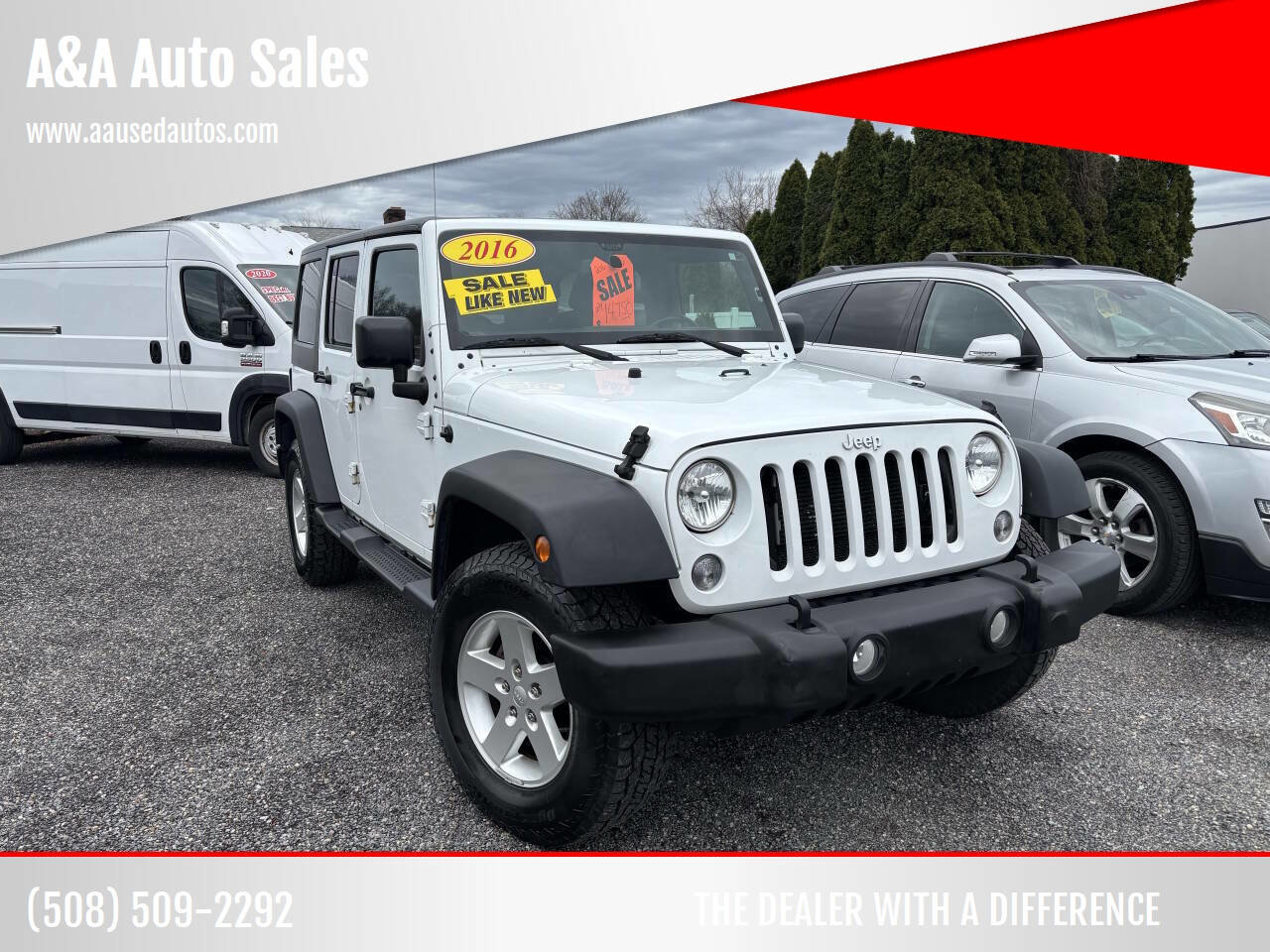 Used 2016 Jeep Wrangler Unlimited Sport w/ Quick Order Package 24S