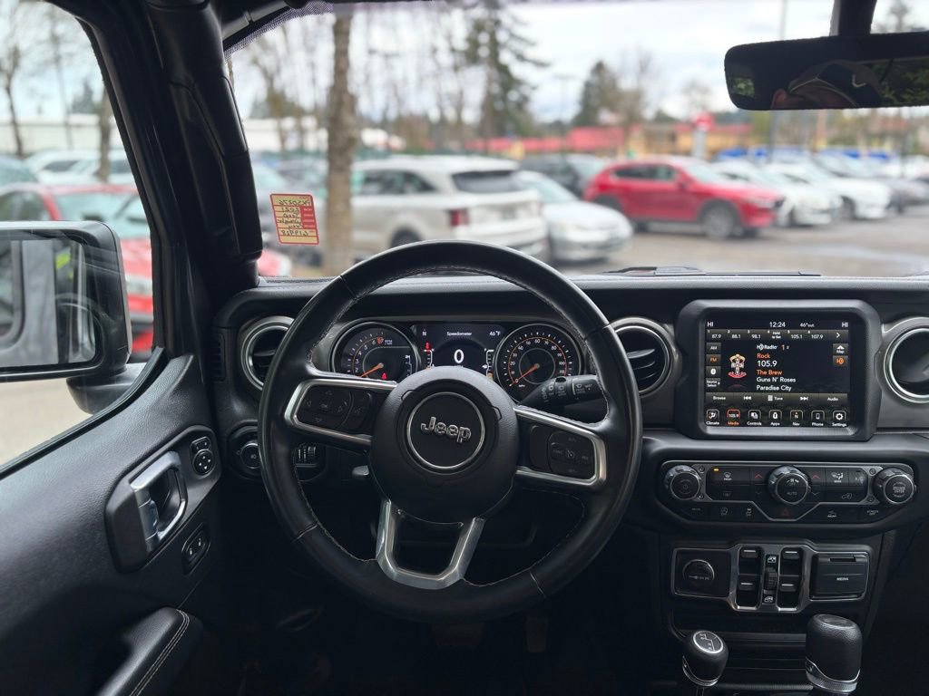 Used 2021 Jeep Wrangler Unlimited Sahara w/ Uconnect 4C Nav & Sound Group image 12