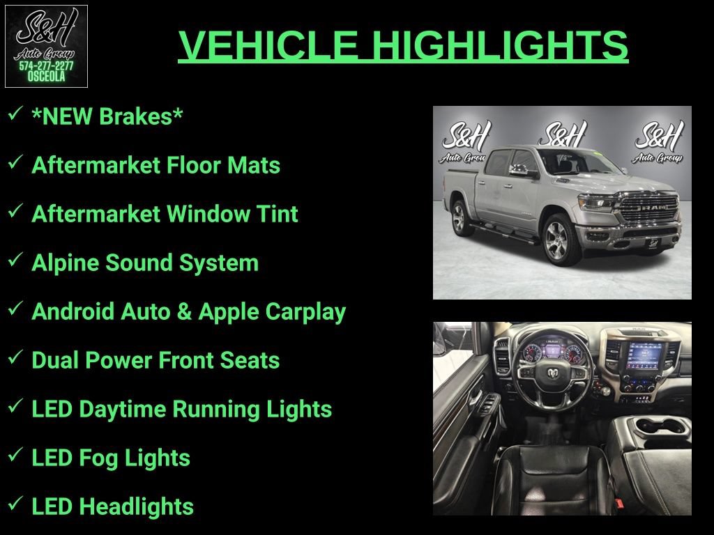 Used 2021 RAM 1500 Laramie AWD/4WD image 3