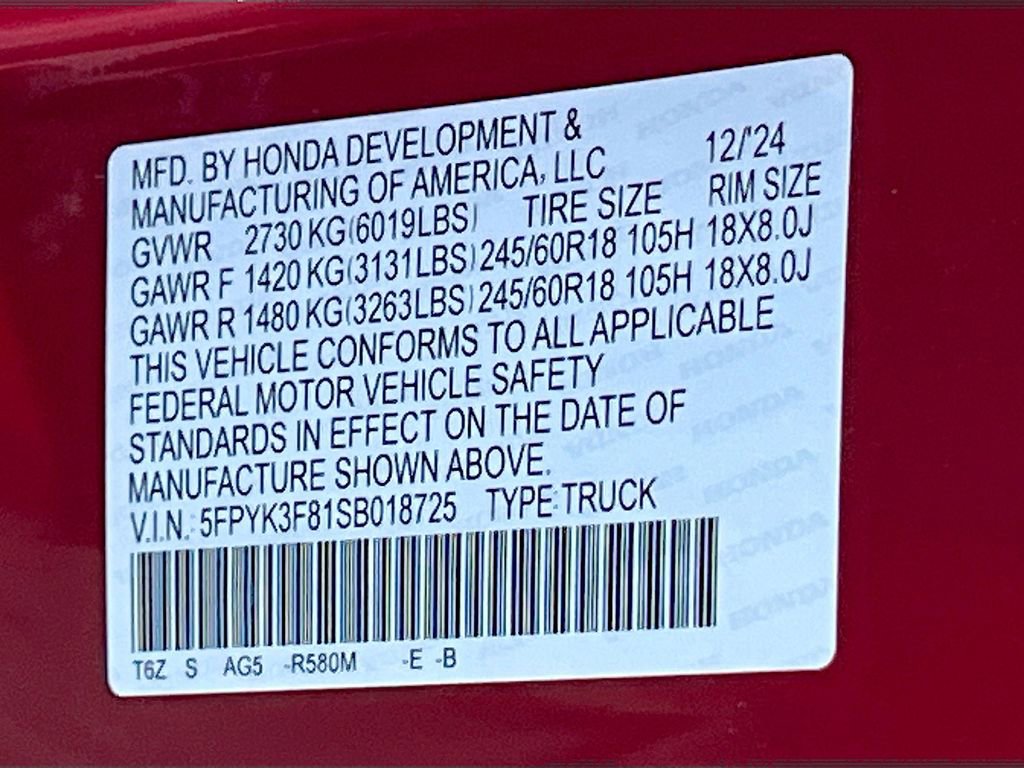 Used 2025 Honda Ridgeline Black Edition image 33