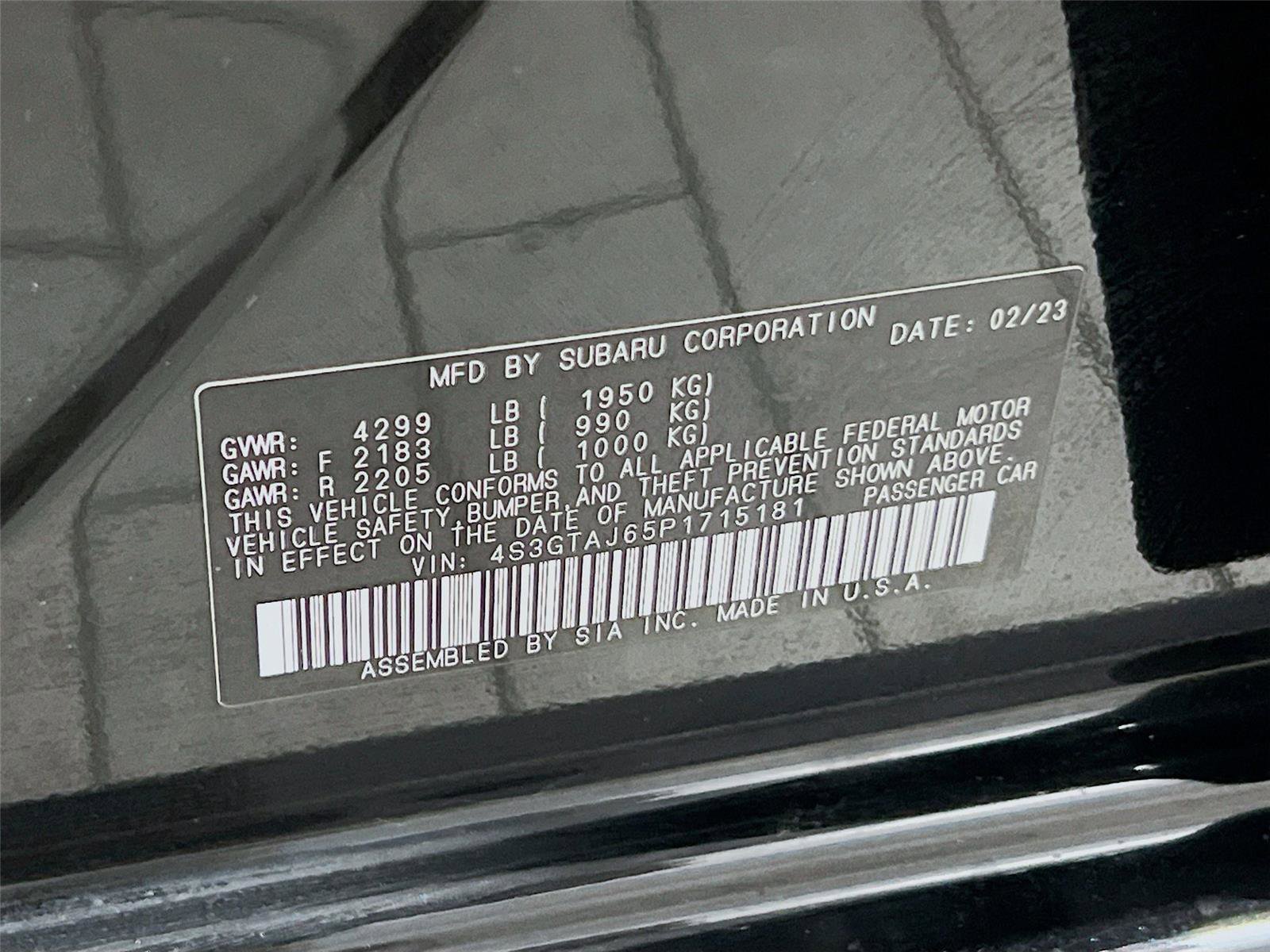 Certified 2023 Subaru Impreza 2.0i Sport image 35