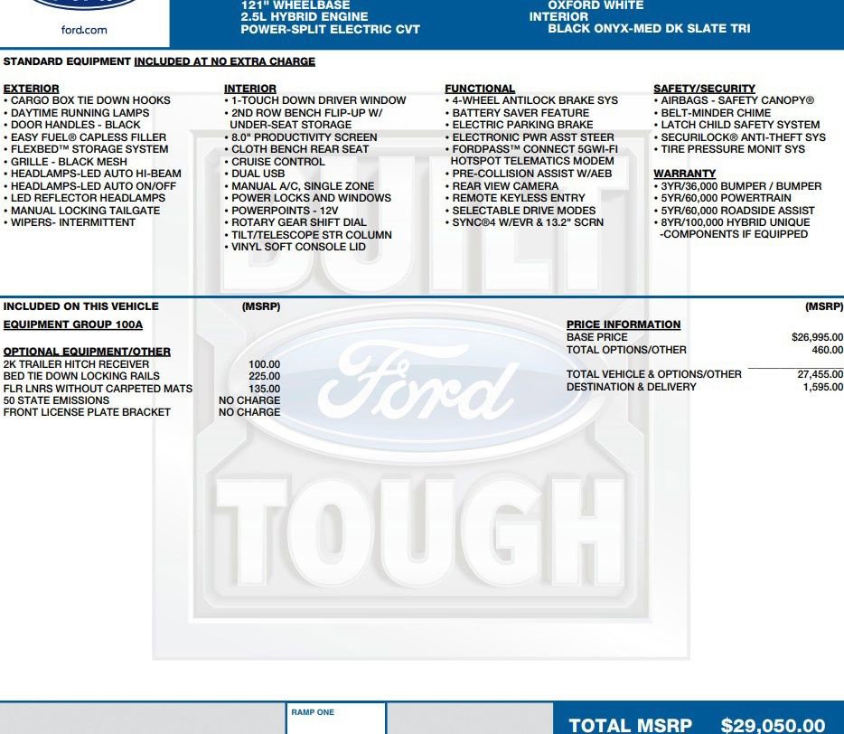 Used 2025 Ford Maverick XL image 2