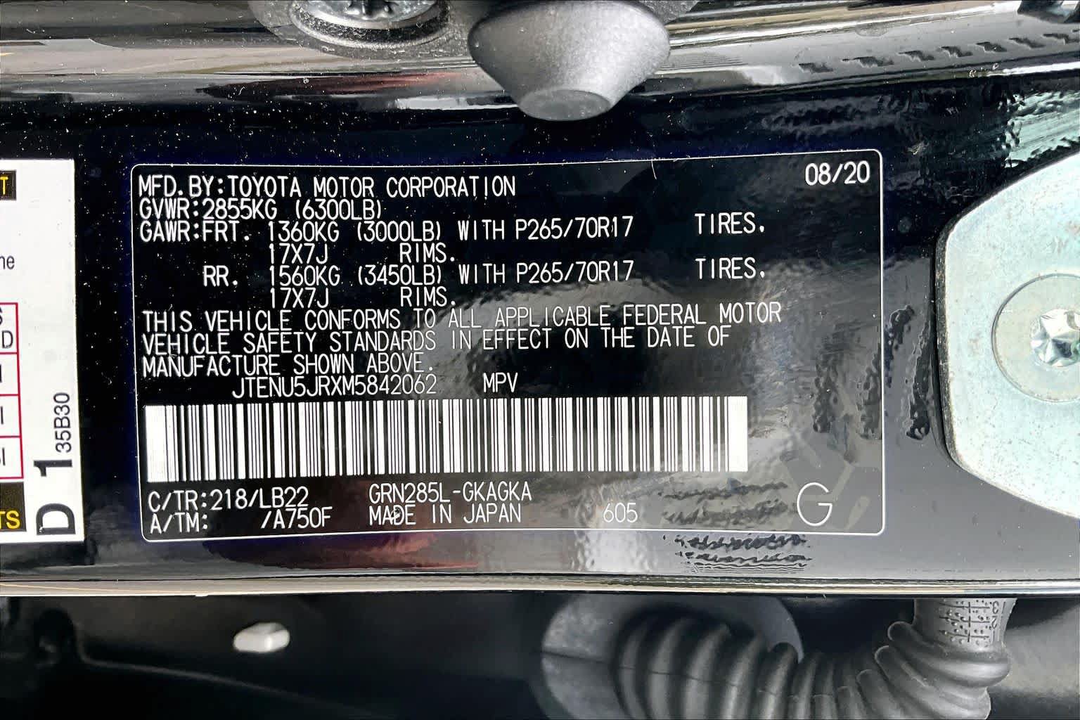 Certified 2021 Toyota 4Runner SR5 Premium w/ Moonroof Package AWD/4WD image 36