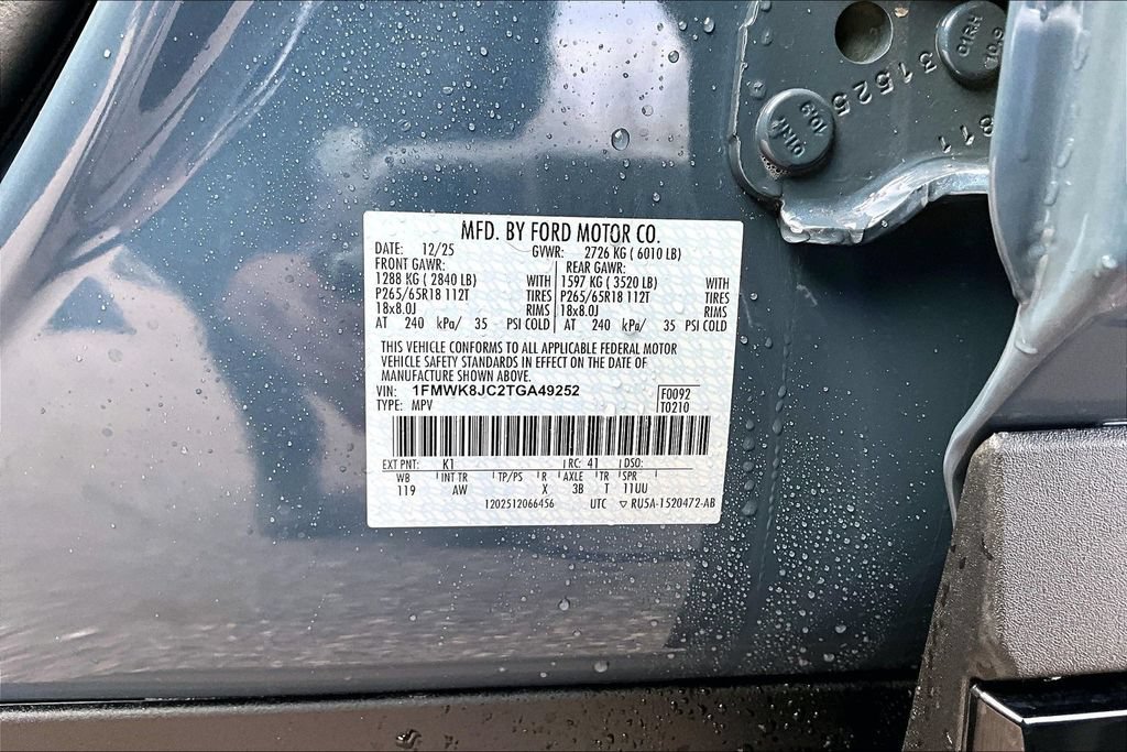 Certified 2026 Ford Explorer Tremor w/ Tremor Ultimate Package AWD/4WD image 18