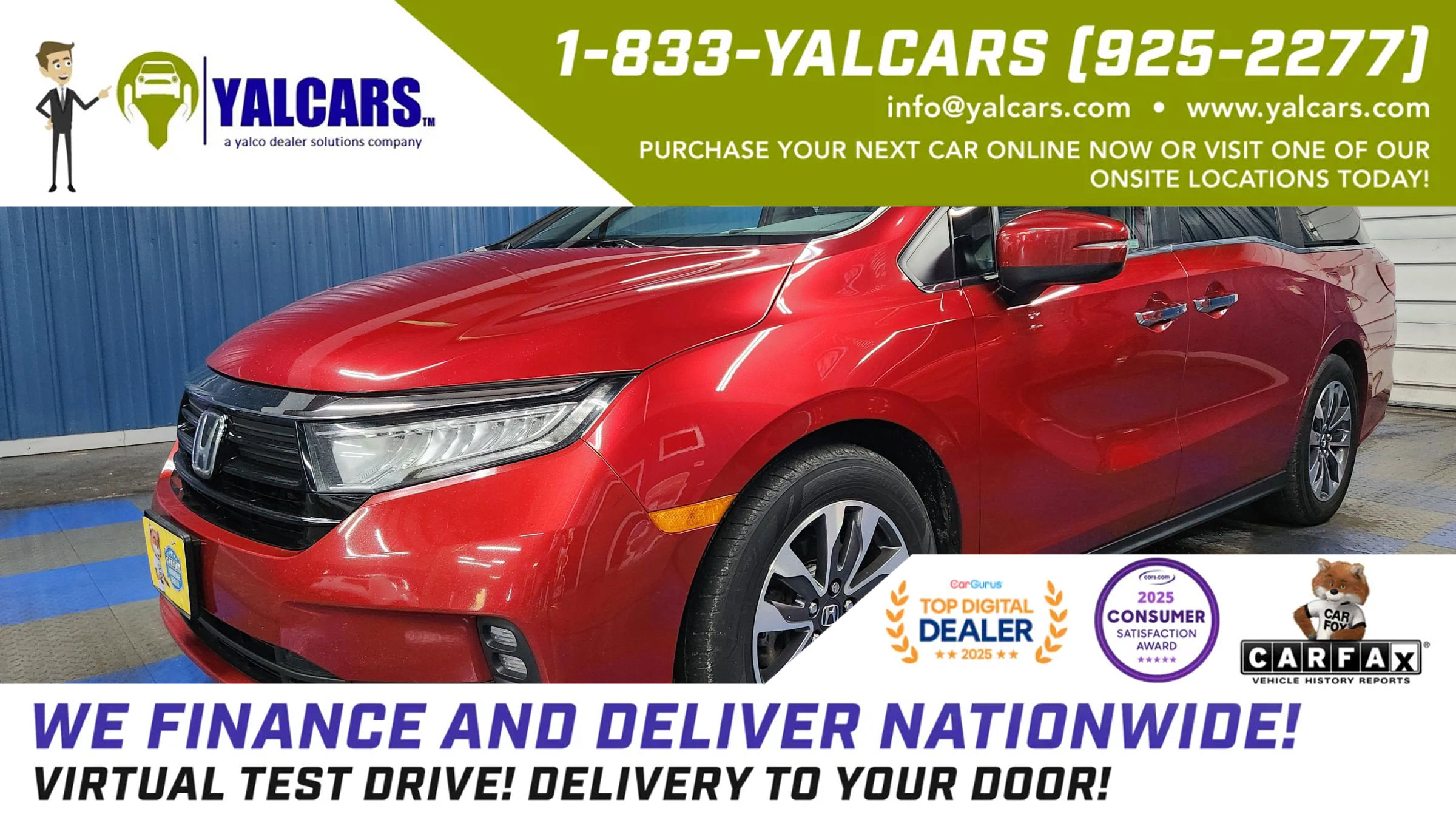 Used 2021 Honda Odyssey EX-L image 1