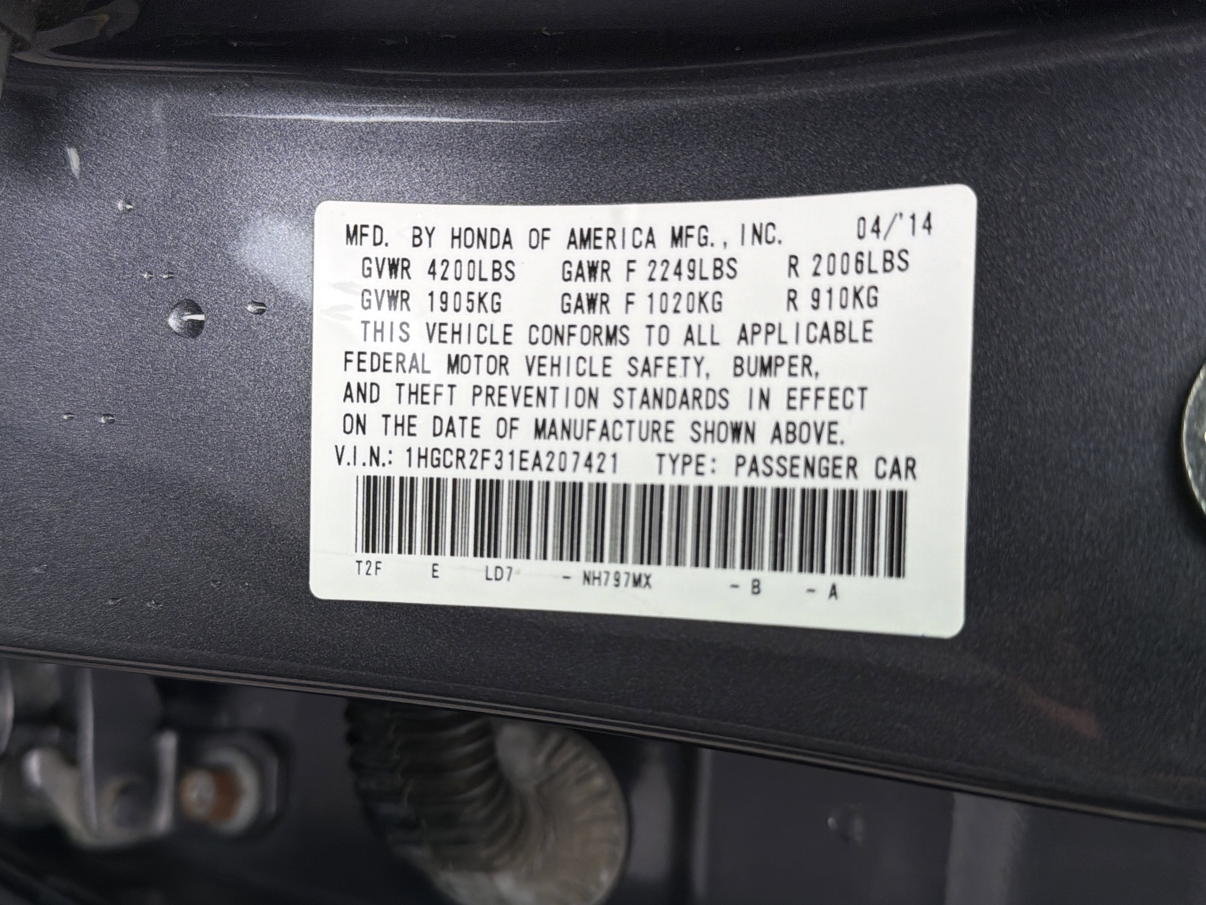 Used 2014 Honda Accord LX image 33