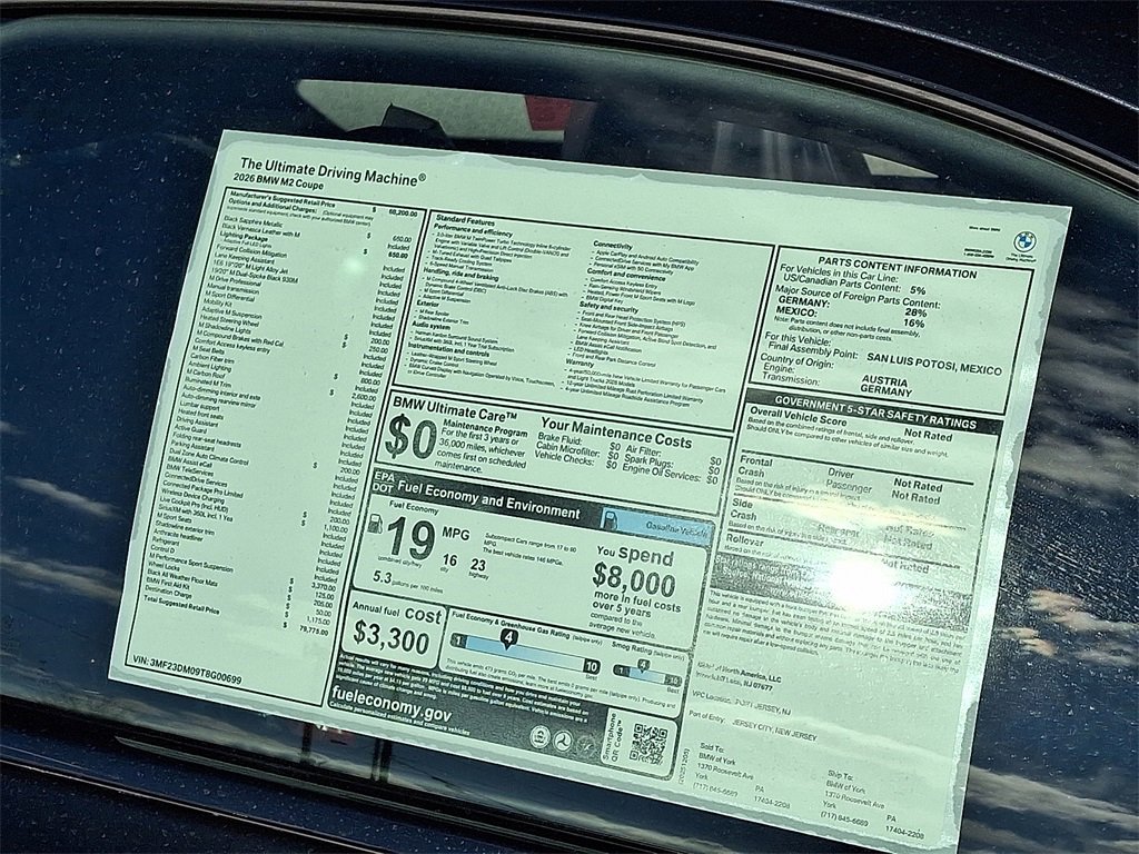 New 2026 BMW M2 Base w/ Lighting Package image 19