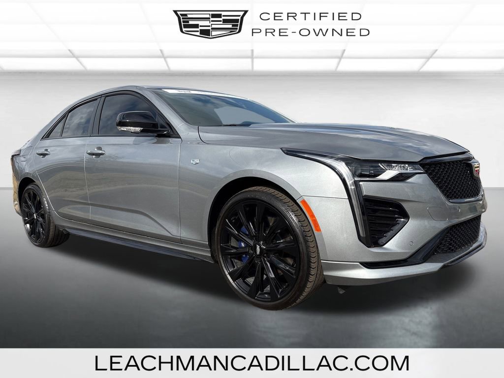 Certified 2024 Cadillac CT4 Sport w/ LPO, ONYX Package image 1