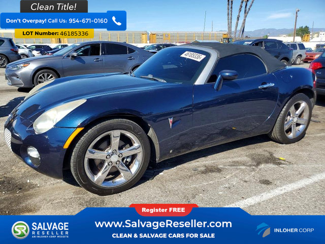 Used 2007 Pontiac Solstice Roadster w/ Preferred Package