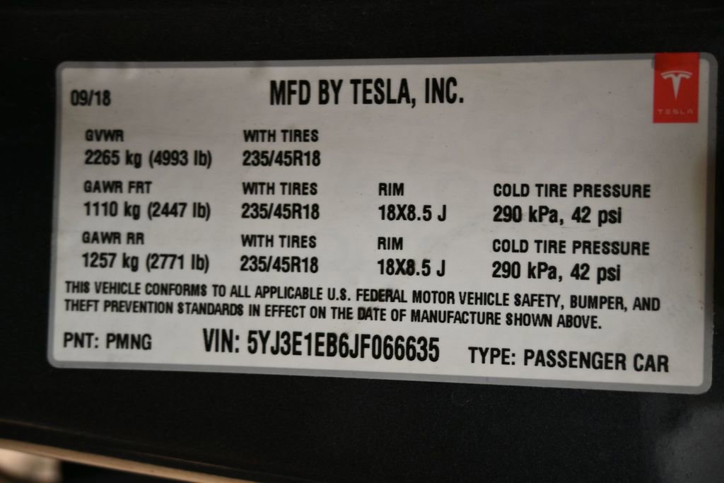 Used 2018 Tesla Model 3 Long Range image 45