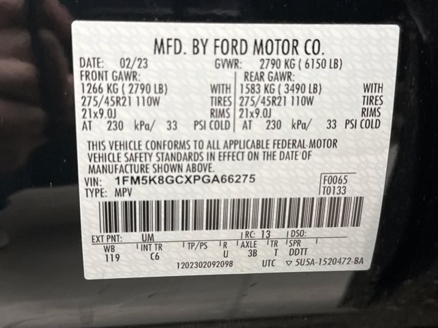 Used 2023 Ford Explorer ST w/ Equipment Group 401A AWD/4WD image 25