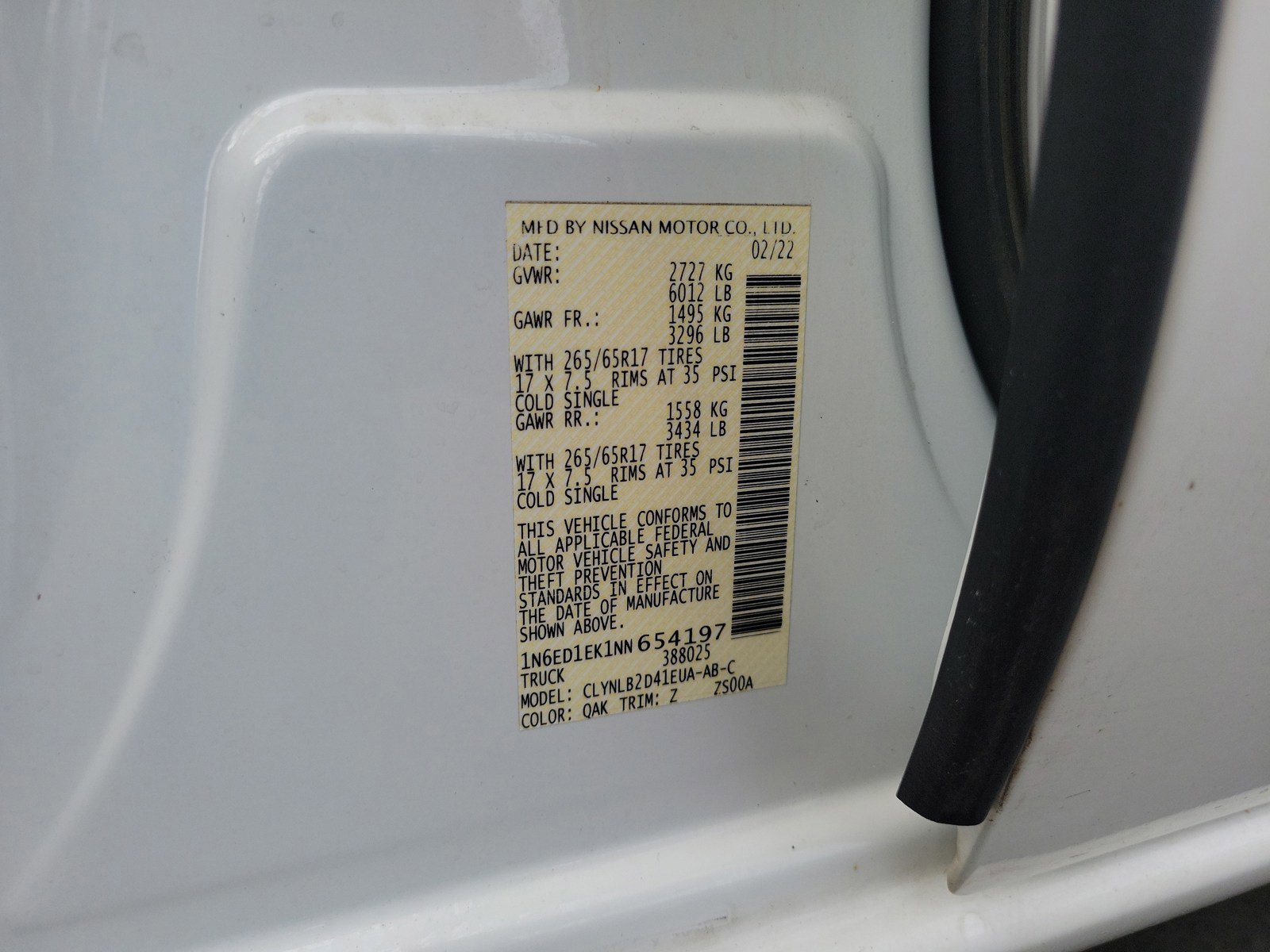 Used 2022 Nissan Frontier SV w/ Technology Package image 32