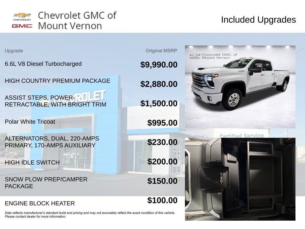 New 2026 Chevrolet Silverado 3500 High Country w/ High Country Premium Package AWD/4WD image 6
