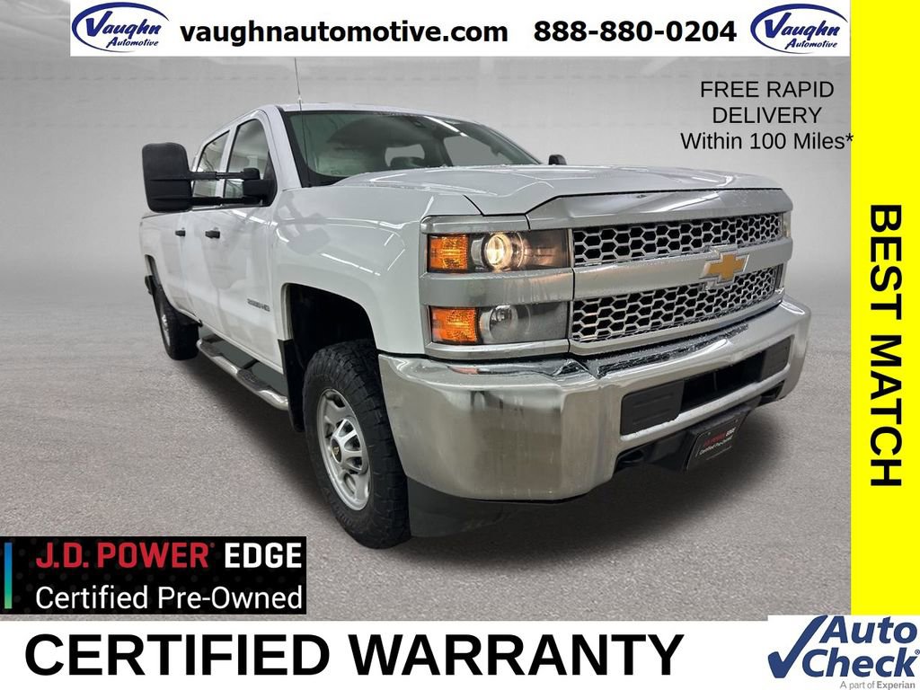 Used 2019 Chevrolet Silverado 2500 W/T w/ Snow Plow Prep Package image 1