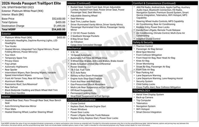 Used 2026 Honda Passport TrailSport Elite image 11
