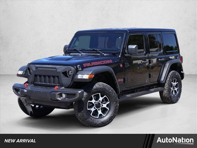 Used 2021 Jeep Wrangler Unlimited Rubicon w/ Uconnect 4C Nav & Sound Group AWD/4WD image 1